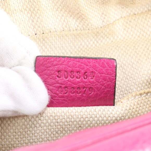 Gucci Soho Small Disco 308364 Leather Shoulder/Crossbody Bag with Tassel, Wom... - Picture 9 of 9